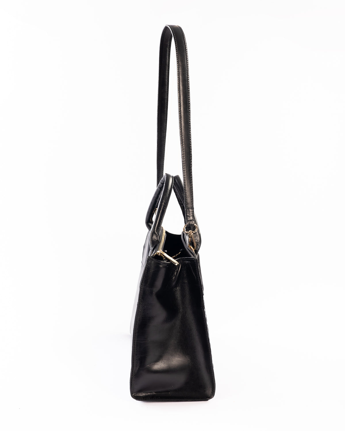 Cartera Louise | Cocodrilo Negro
