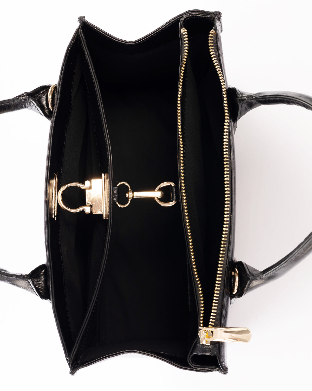 Cartera Louise | Cocodrilo Negro