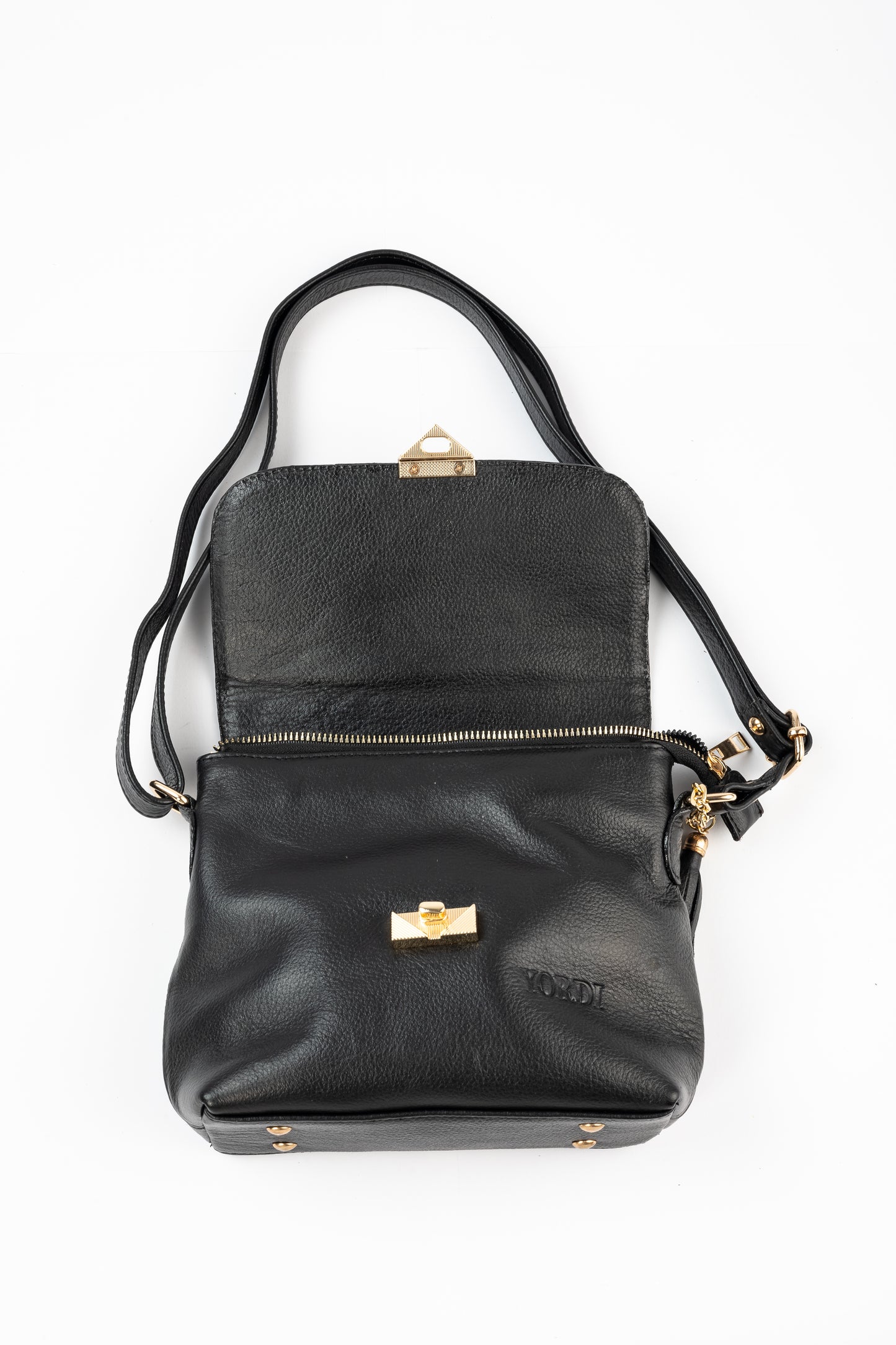 BANDOLERA TANINO COCODRILO (NEGRO)
