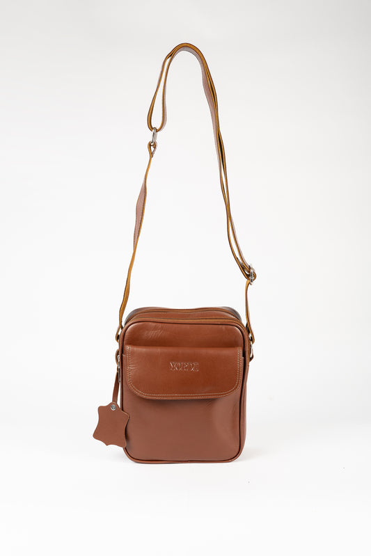 BOLSO MANOS LIBRES ADRIANO (COÑAC)