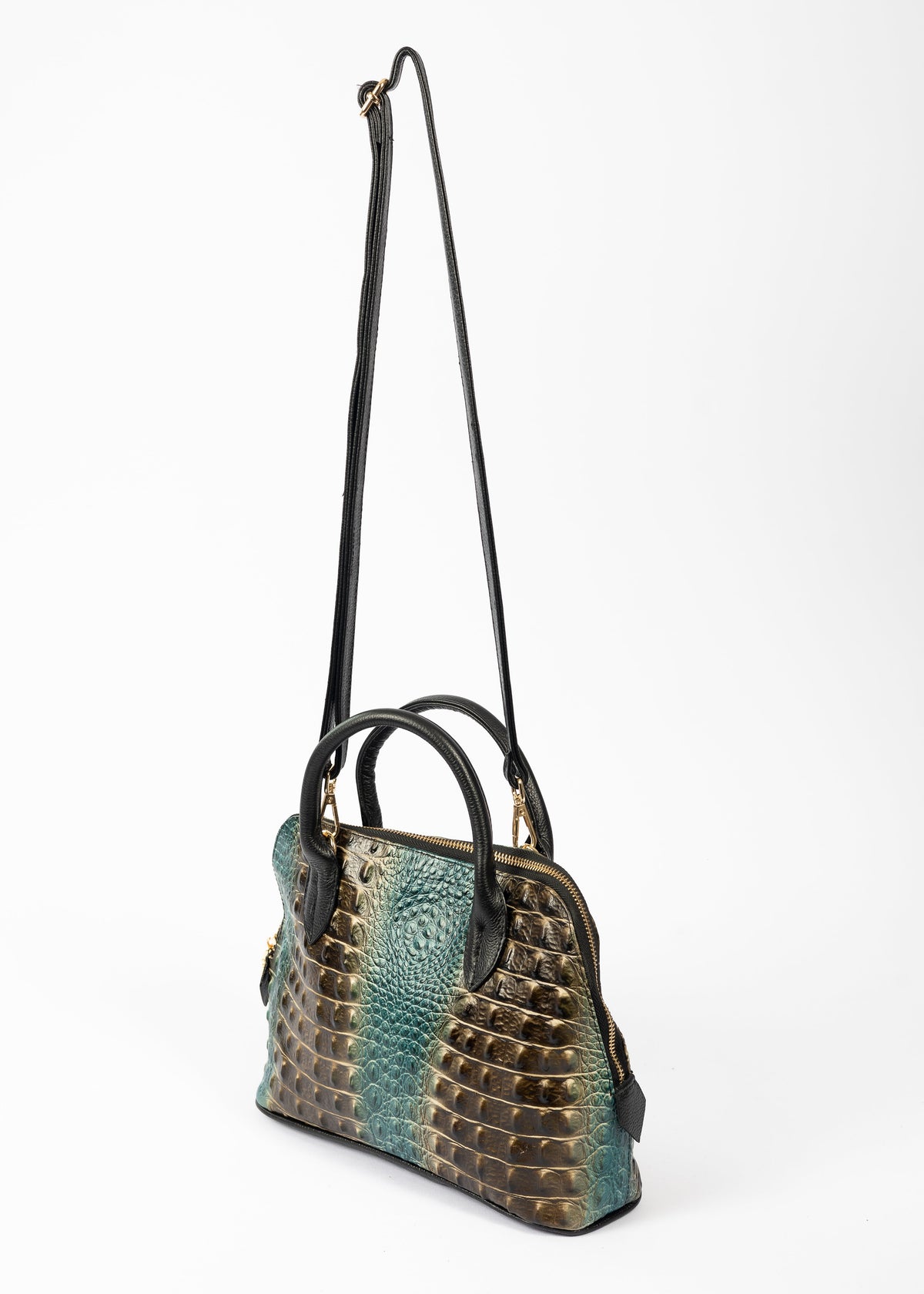 Cartera Paris | Cocodrilo Negro