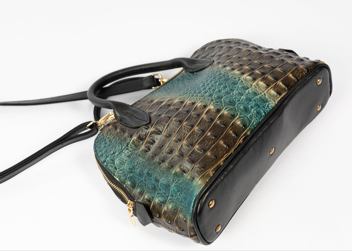 Cartera Paris | Cocodrilo Negro