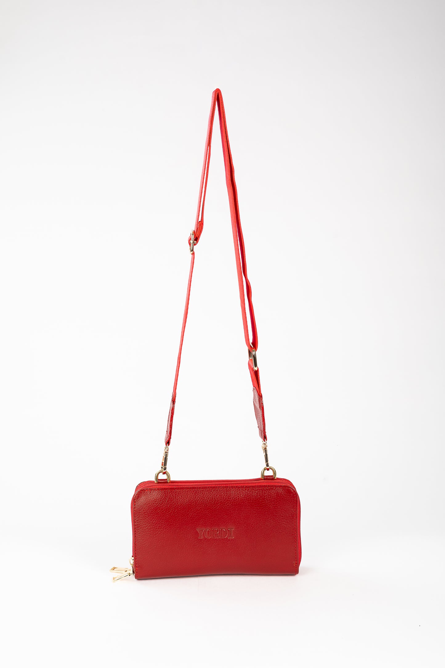 BILLETERA MANOS LIBRES BOLONIA (ROJO)