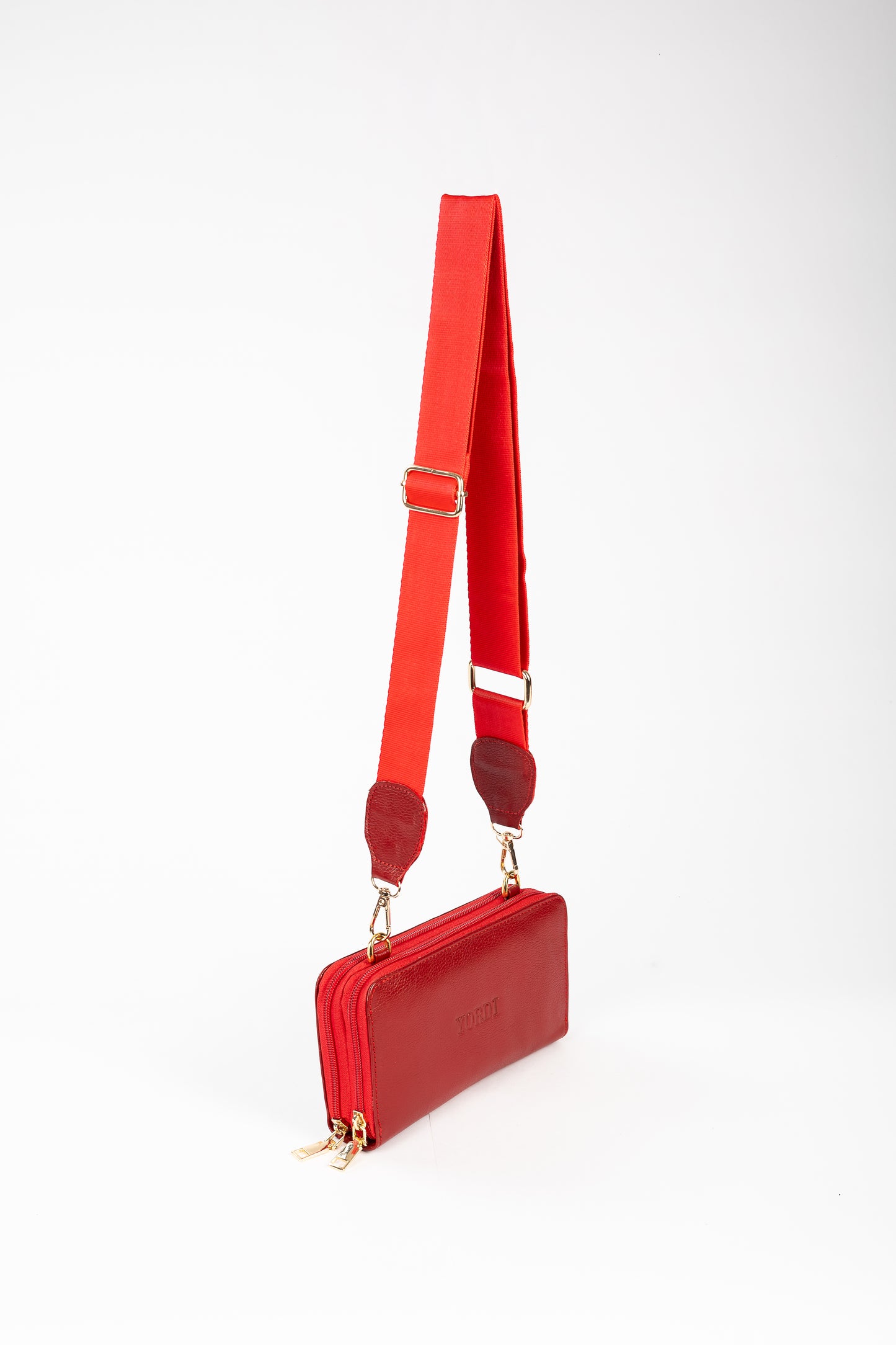 BILLETERA MANOS LIBRES BOLONIA (ROJO)