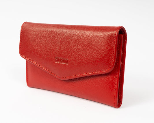 BILLETERA DE DAMA MYKONOS (ROJO)