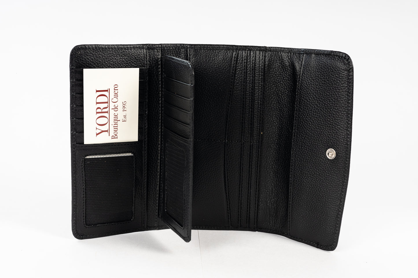 BILLETERA DE DAMA TORINO (NEGRO)