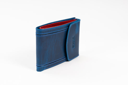 BILLETERA PIEMONTE (AZUL/ROJO)