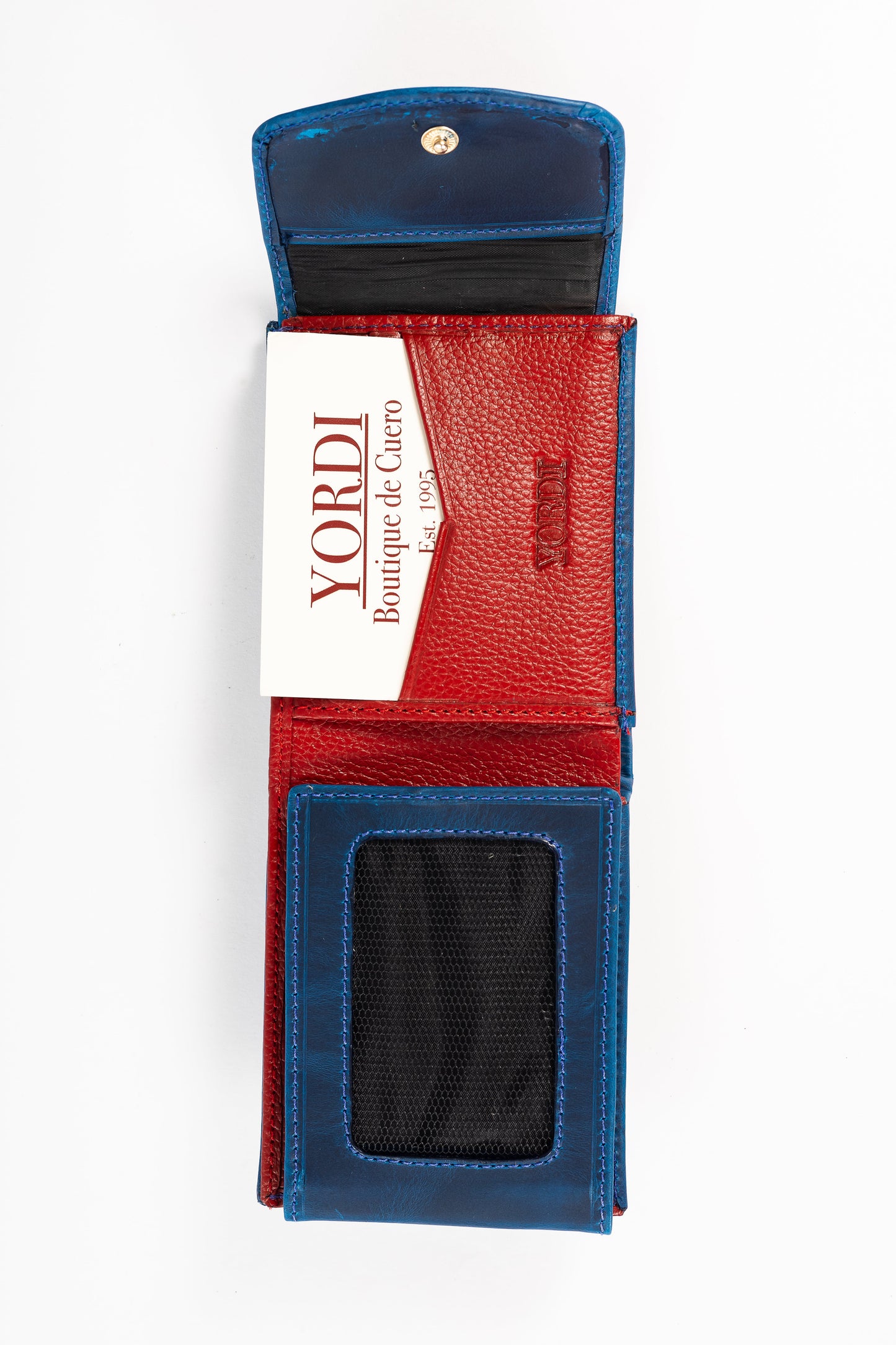 BILLETERA PIEMONTE (AZUL/ROJO)