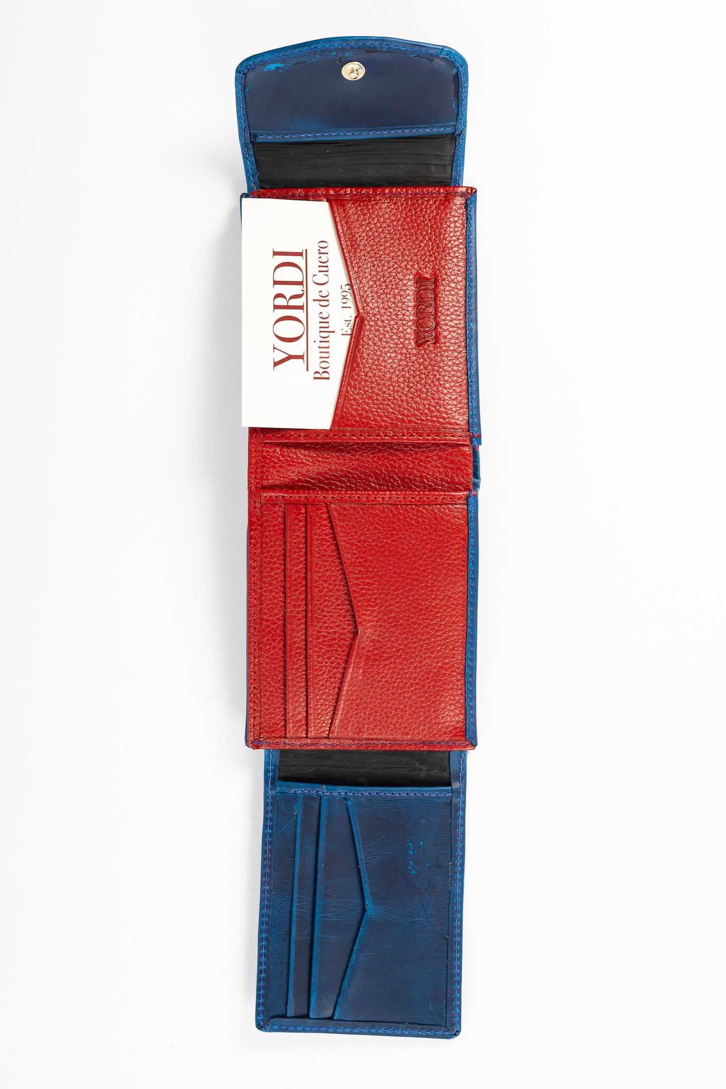 BILLETERA PIEMONTE (AZUL/ROJO)