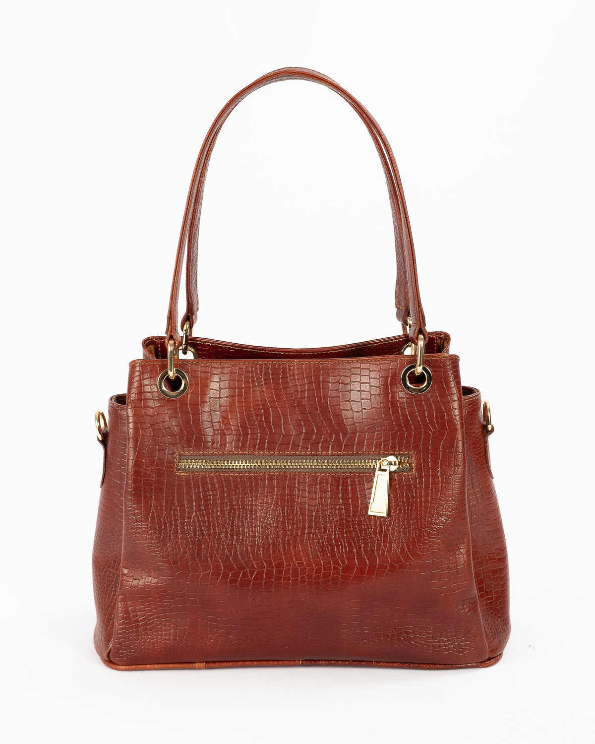 Cartera Judie | Borgoña Cocodrilo