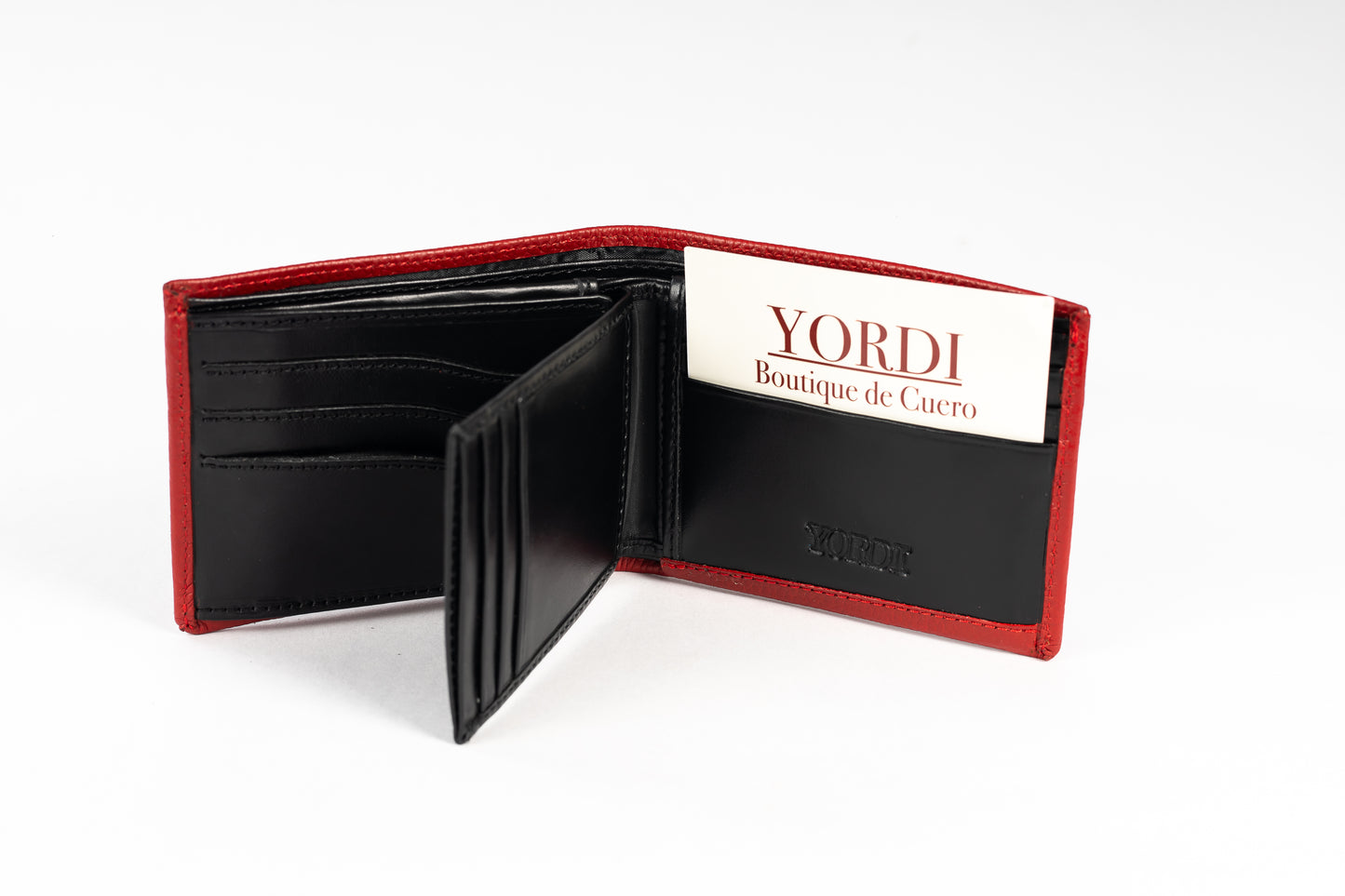 BILLETERA CERDEÑA (ROJO/NEGRO)