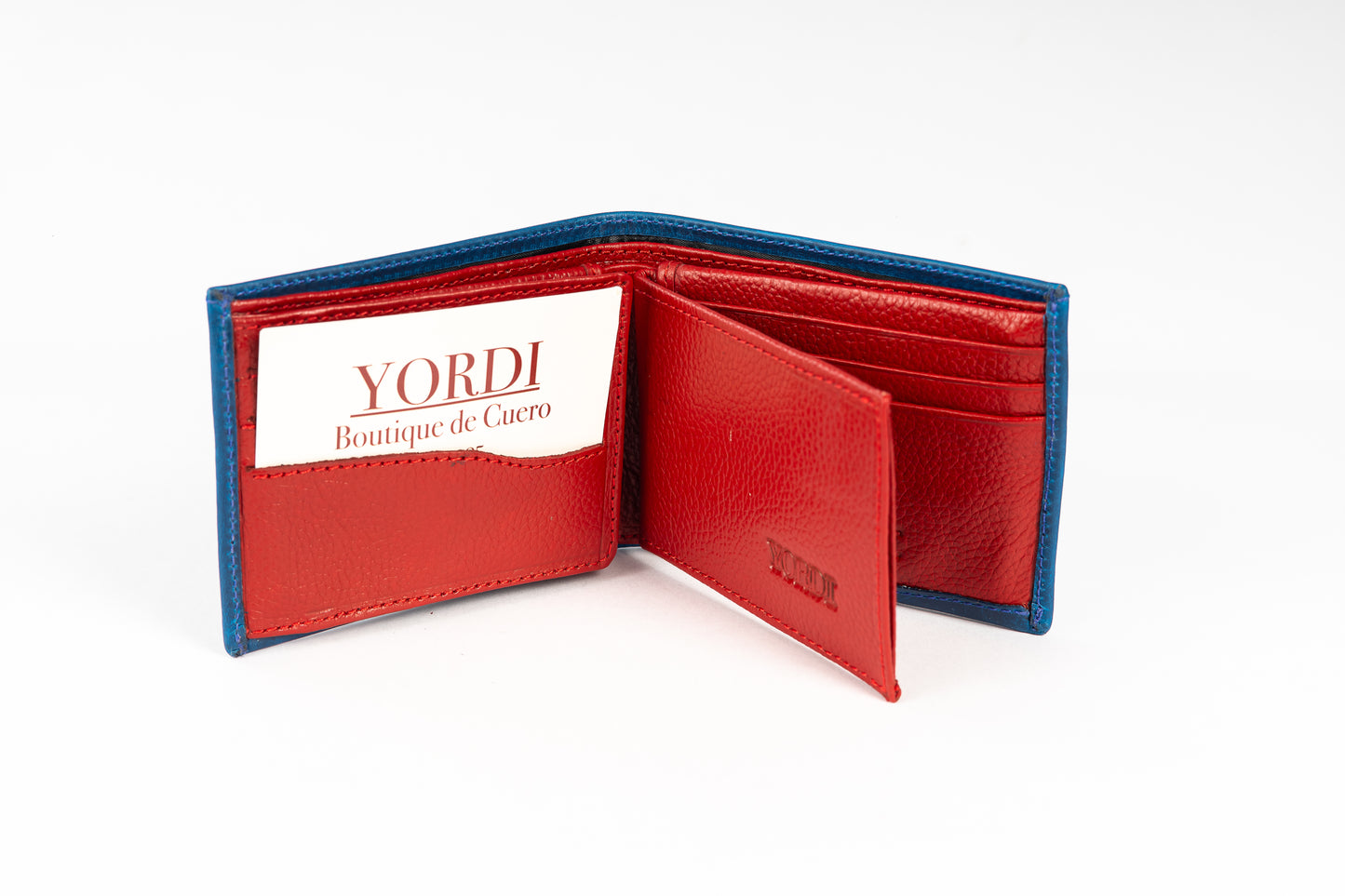 BILLETERA CERDEÑA (AZUL/ROJO)