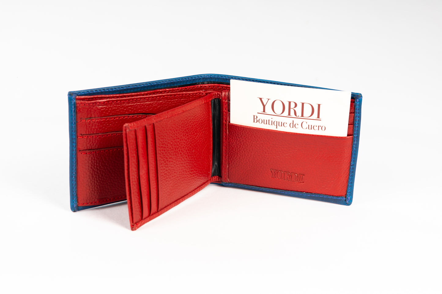BILLETERA CERDEÑA (AZUL/ROJO)