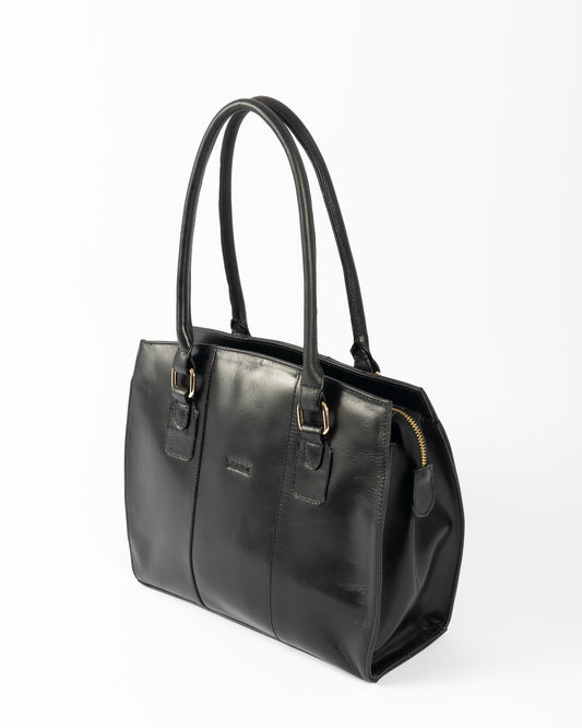 Cartera Élan | Negro Pátina
