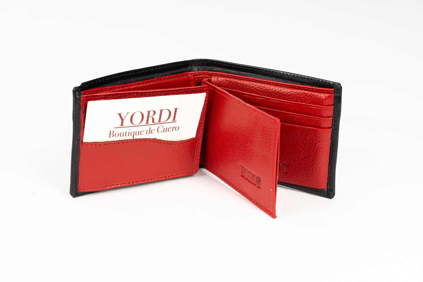 BILLETERA CERDEÑA (NEGRO/ROJO)