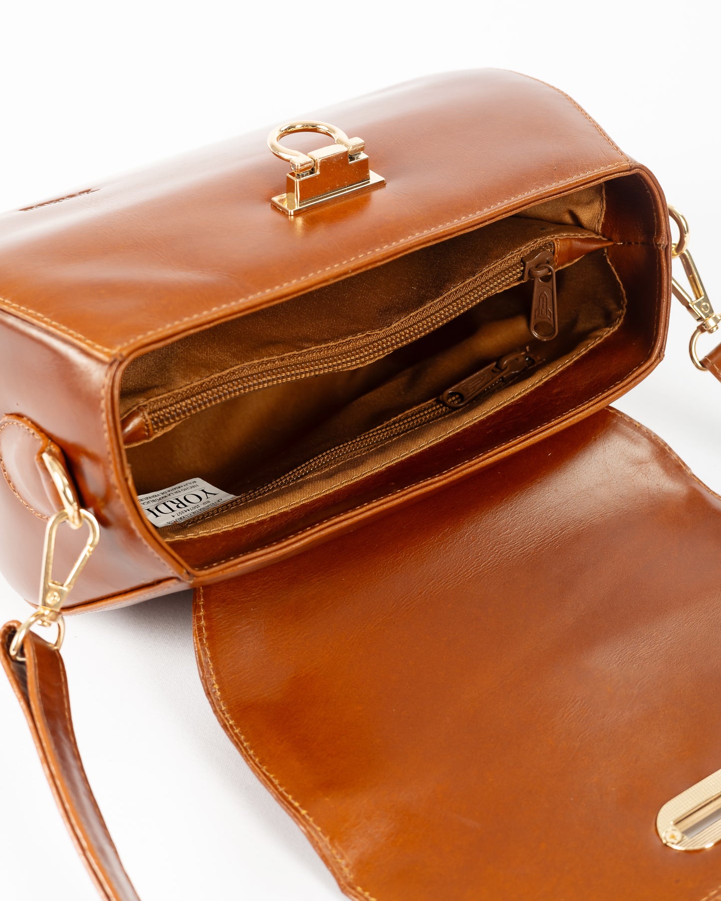BANDOLERA SIENNA (Camel Patina)