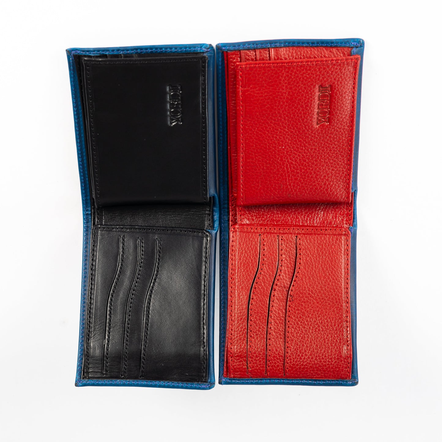 BILLETERA CERDEÑA (AZUL/NEGRO)