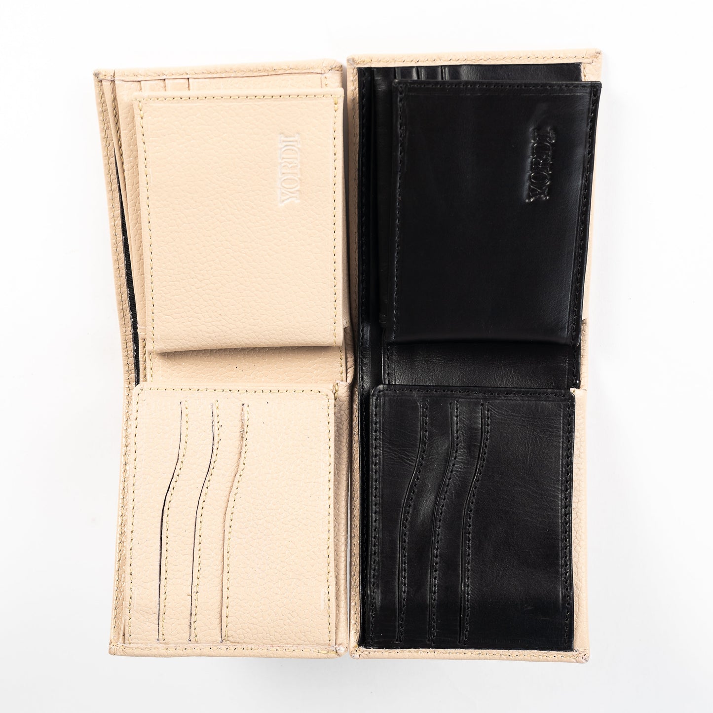 BILLETERA CERDEÑA (BEIGE/NEGRO)