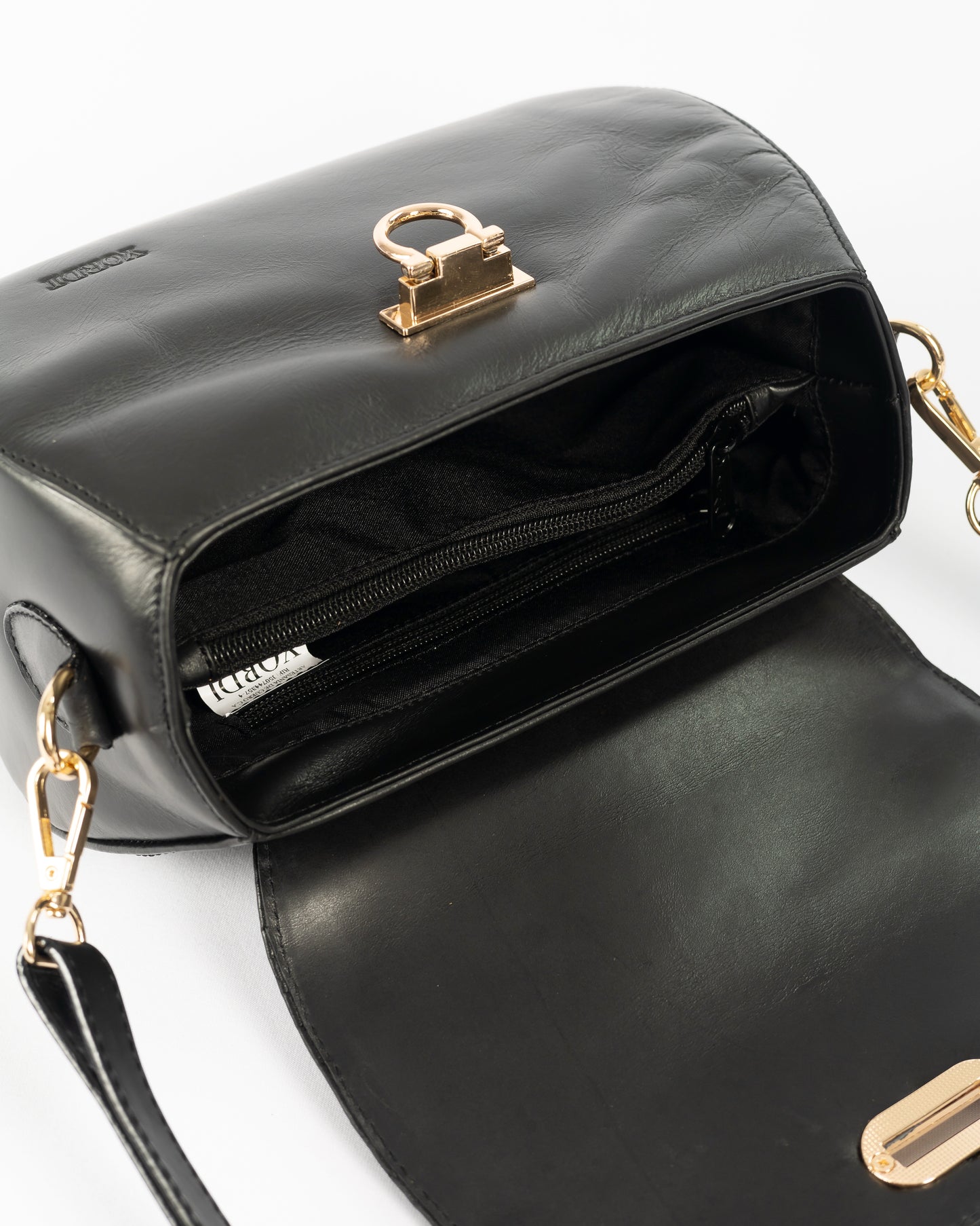 BANDOLERA SIENNA (Negro Patina)