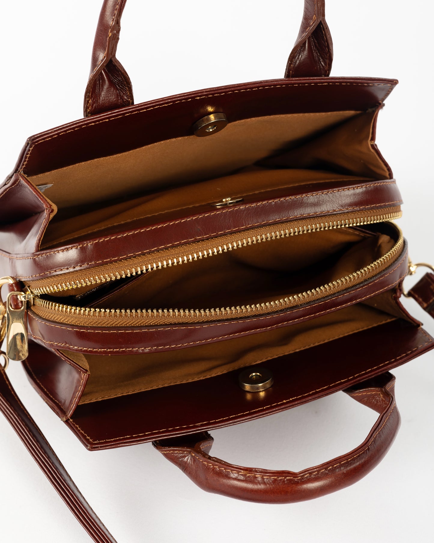 Cartera Mini Karin | Borgoña Pátina