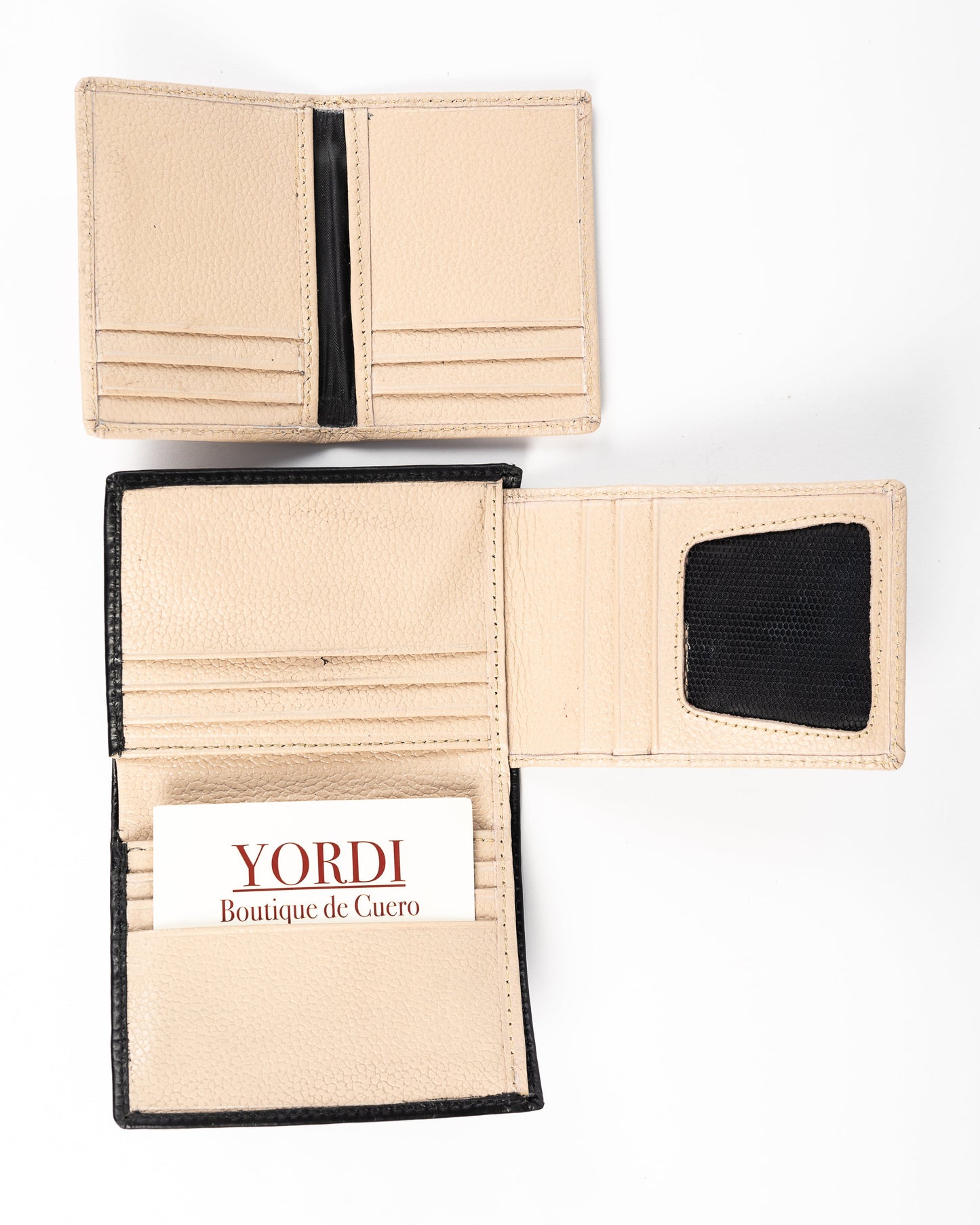 BILLETERA LAZIO (NEGRO/BEIGE)
