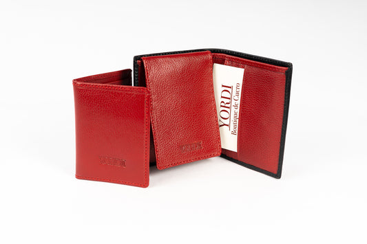 BILLETERA LAZIO (NEGRO/ROJO)