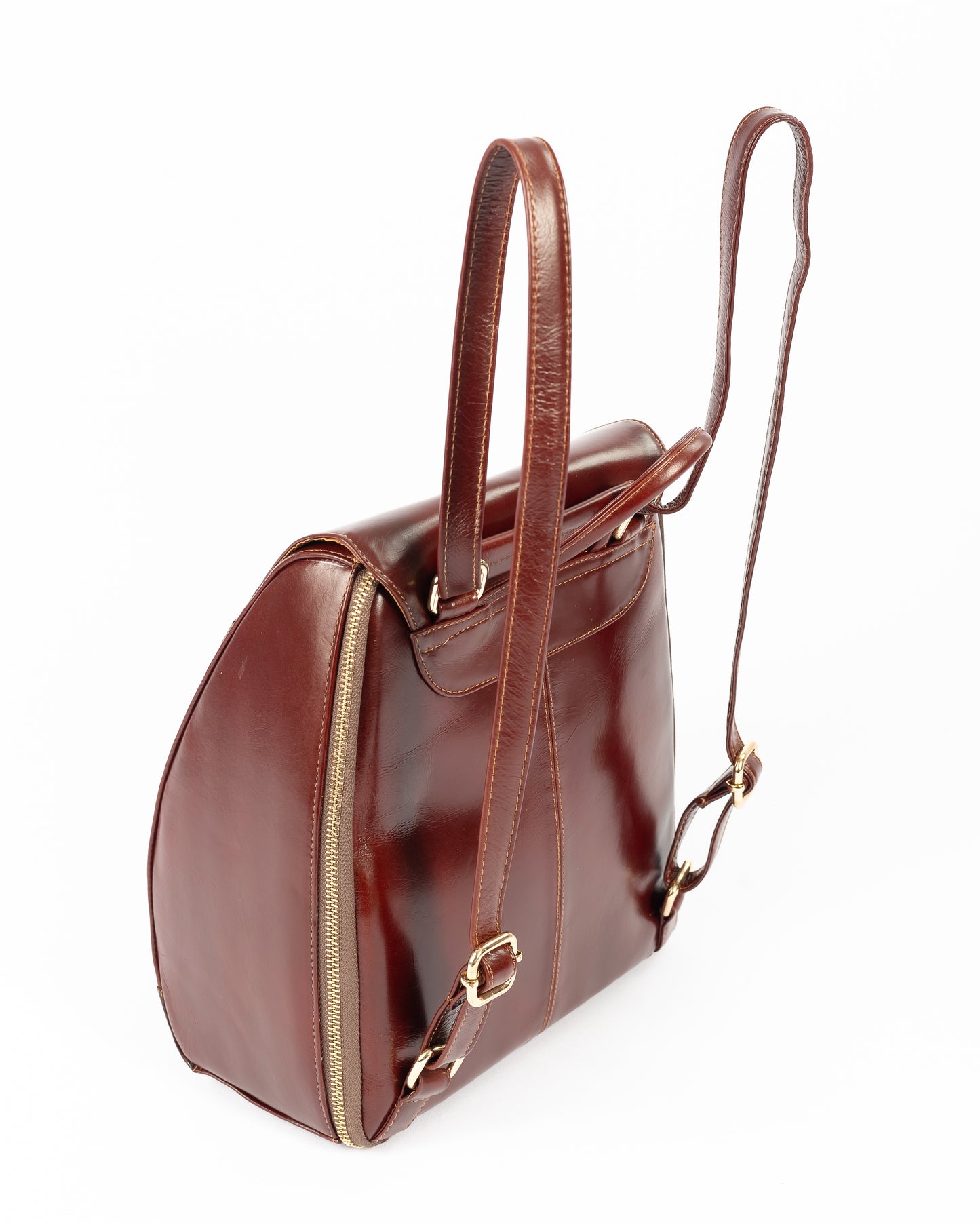 Morral Alessia — Borgoña Pátina / Cocodrilo
