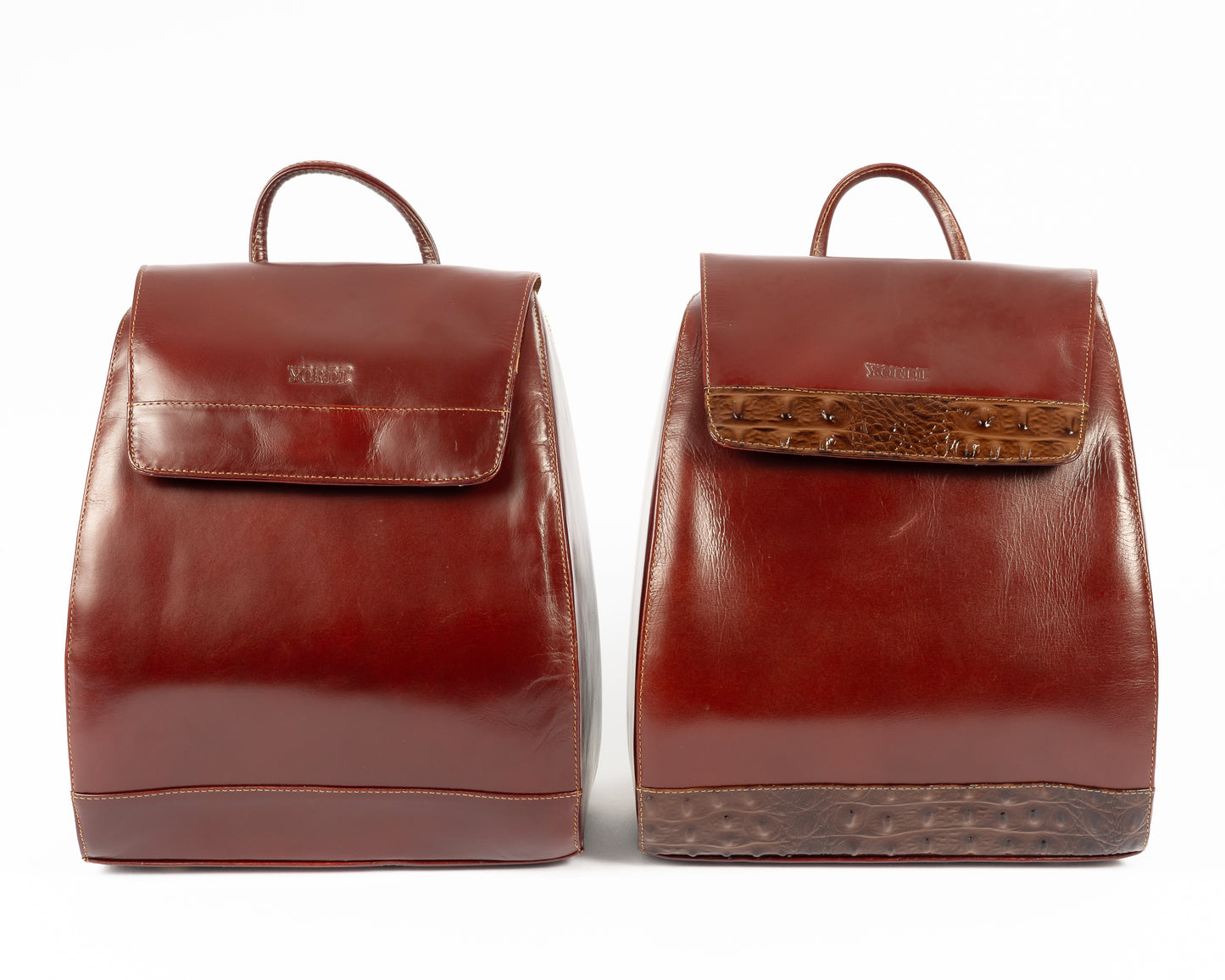 Morral Alessia — Borgoña Pátina / Cocodrilo