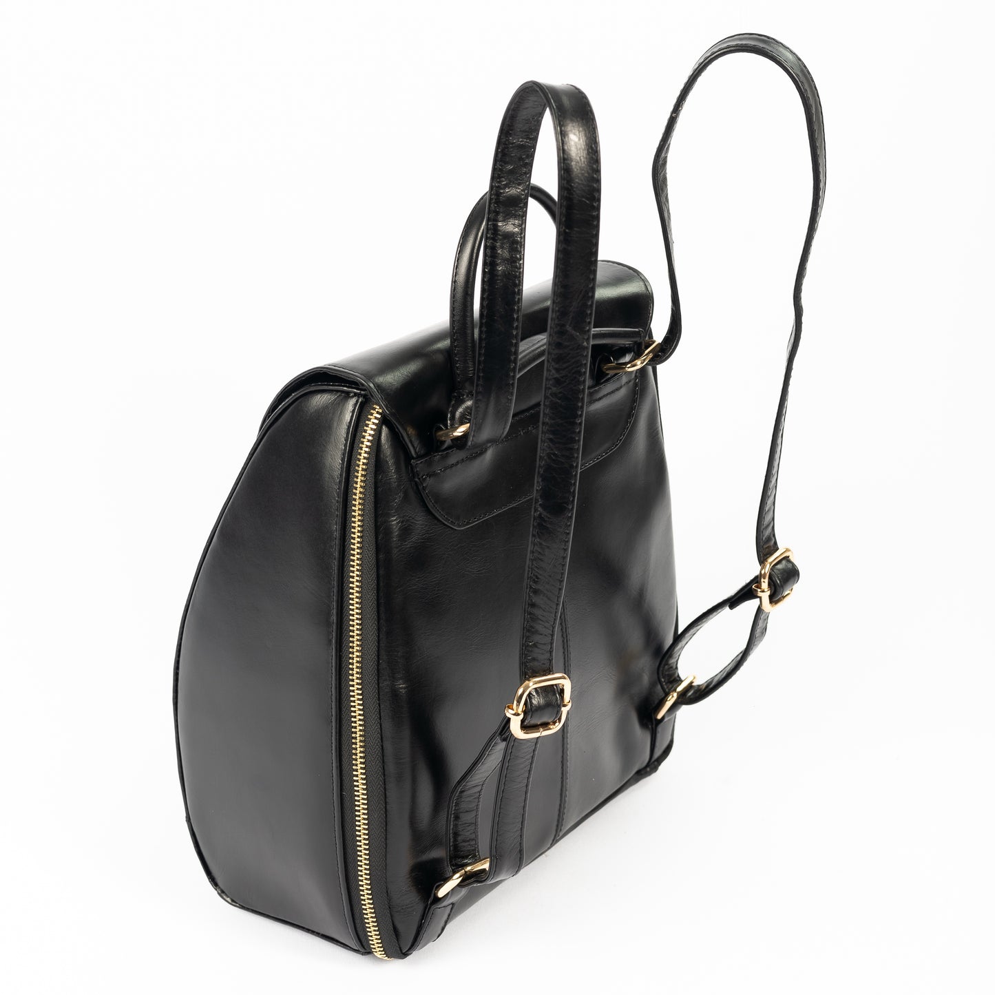Morral Alessia — Negro Pátina / Cocodrilo