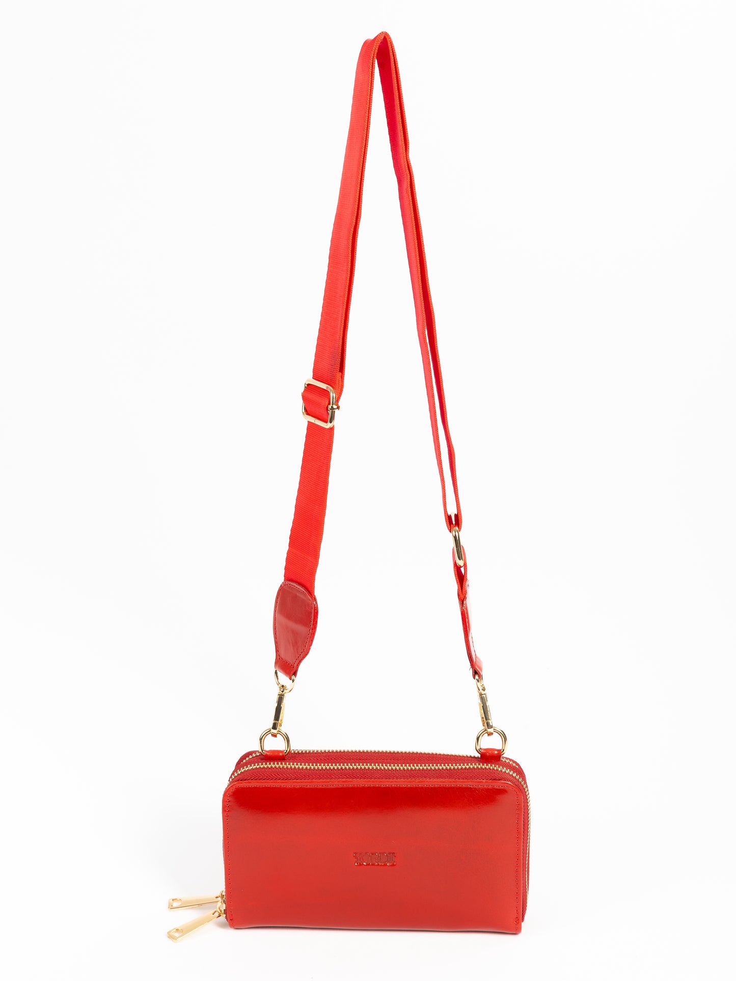 Billetera Manos Libres Bolonia — Rojo