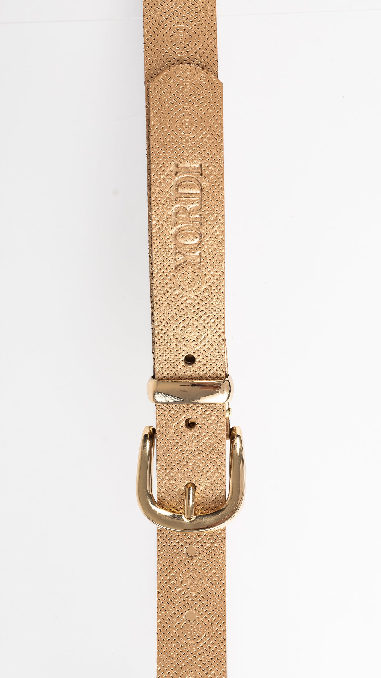 CINTURÓN DE DAMA UNIFAZ 28MM (ORO ROSA)