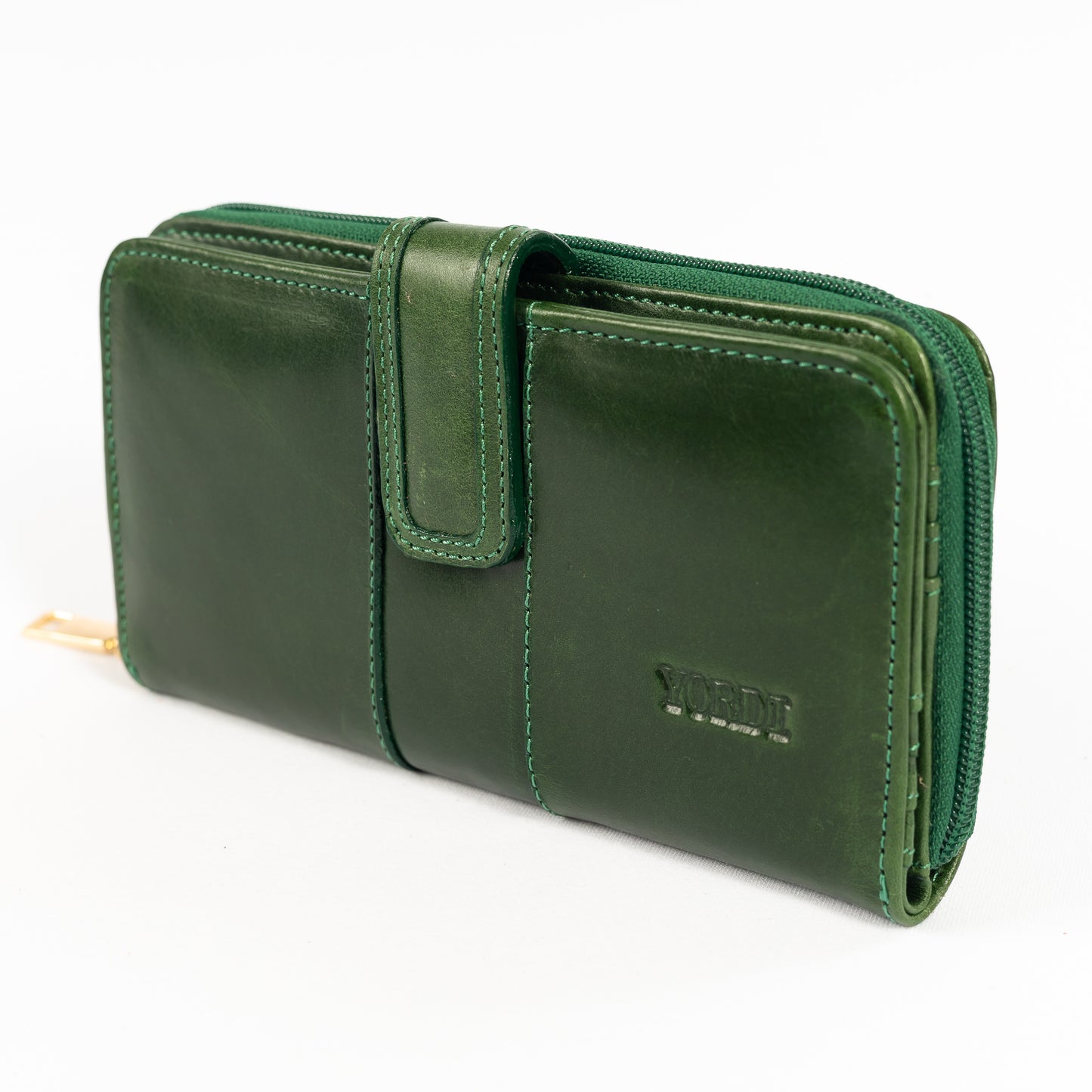 Billetera de Dama Nápoles | Verde Pátina