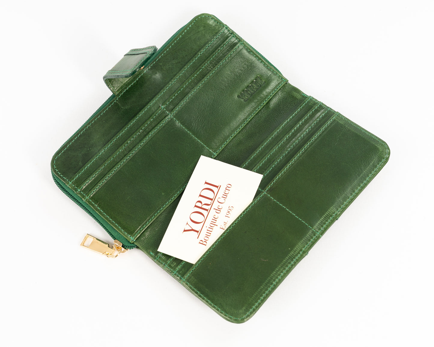 Billetera de Dama Nápoles | Verde Pátina