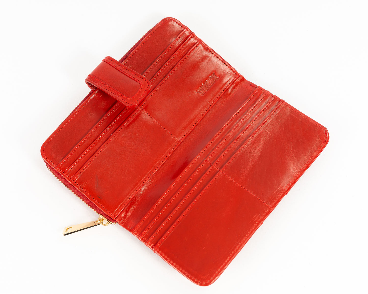 Billetera de Dama Nápoles | Rojo Pátina
