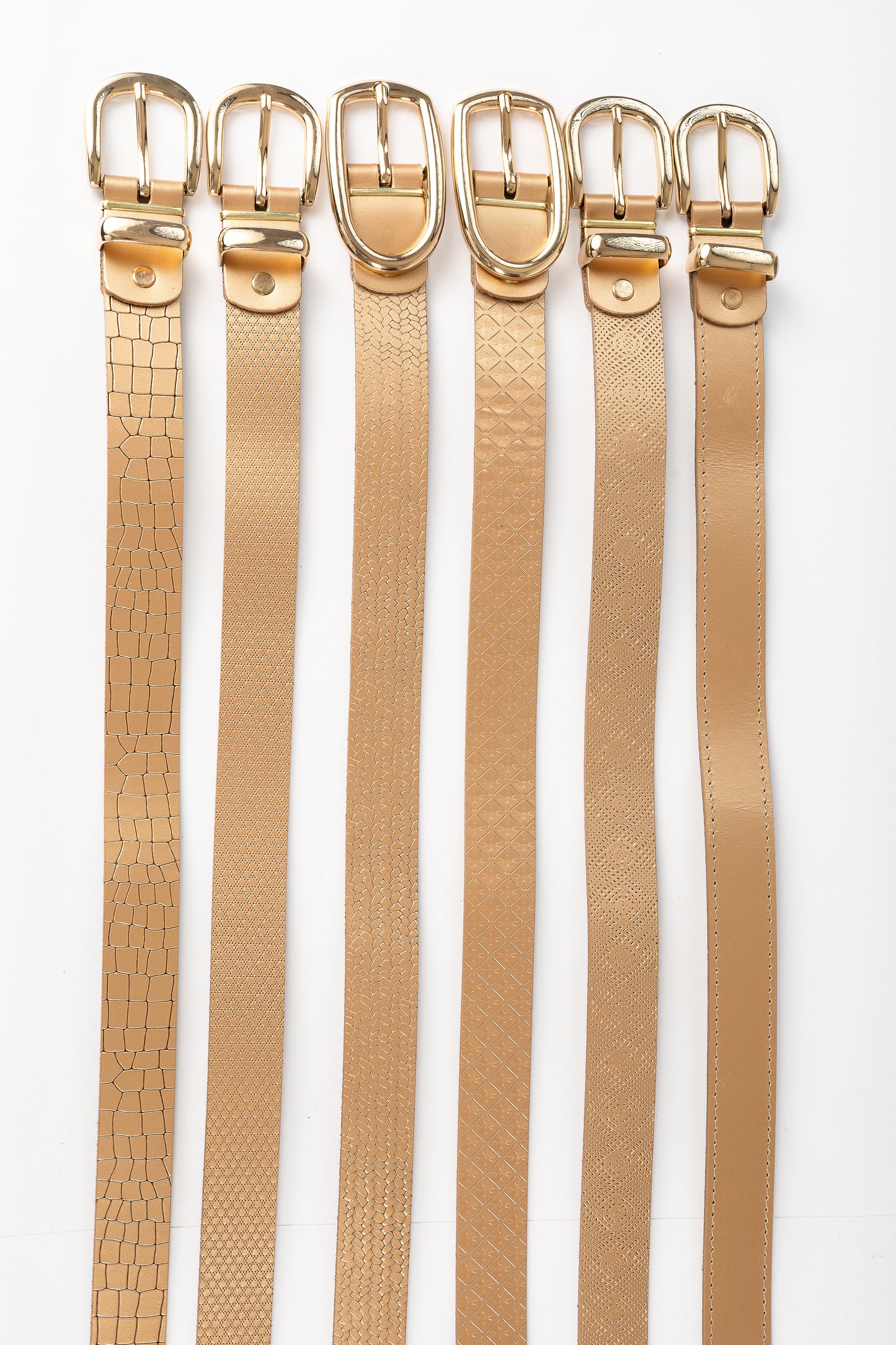 CINTURÓN DE DAMA UNIFAZ 28MM (ORO ROSA)