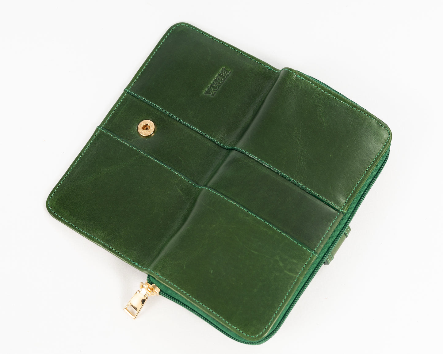 Billetera de Dama Nápoles | Verde Pátina