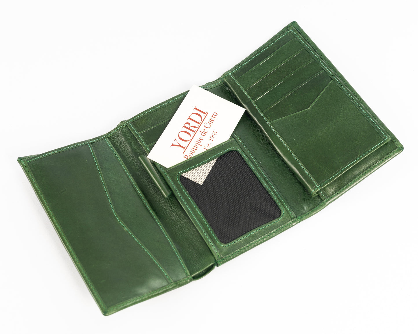 Billetera de Dama Padua | Verde Pátina
