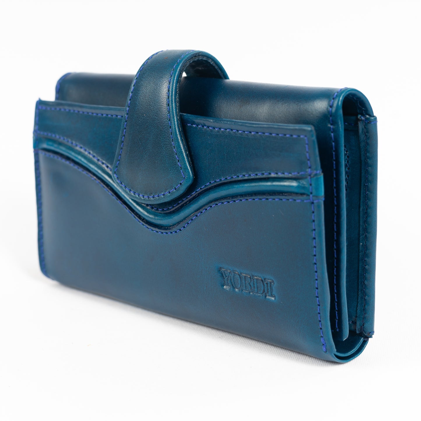 Billetera de Dama Padua | Azul Pátina