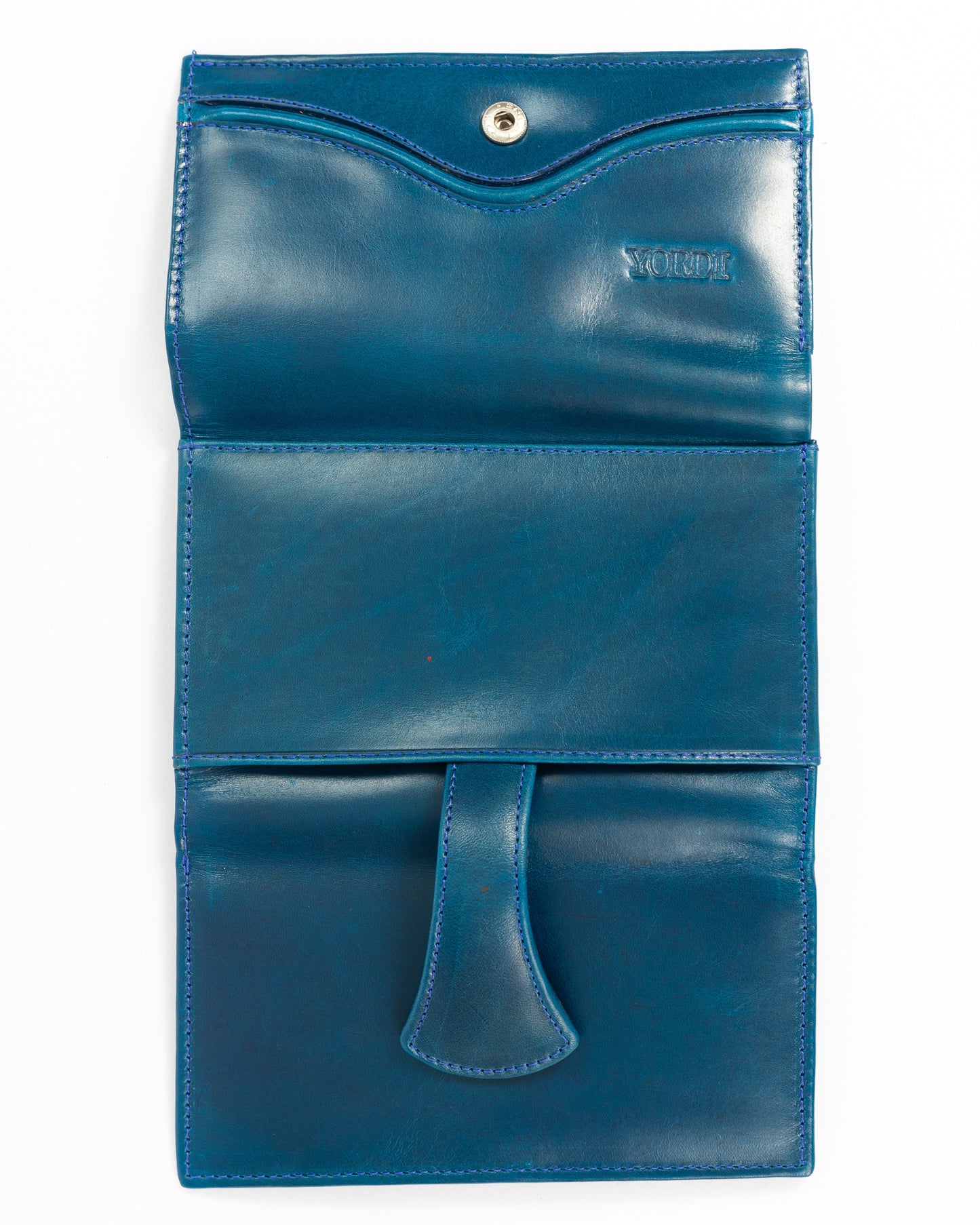 Billetera de Dama Padua | Azul Pátina