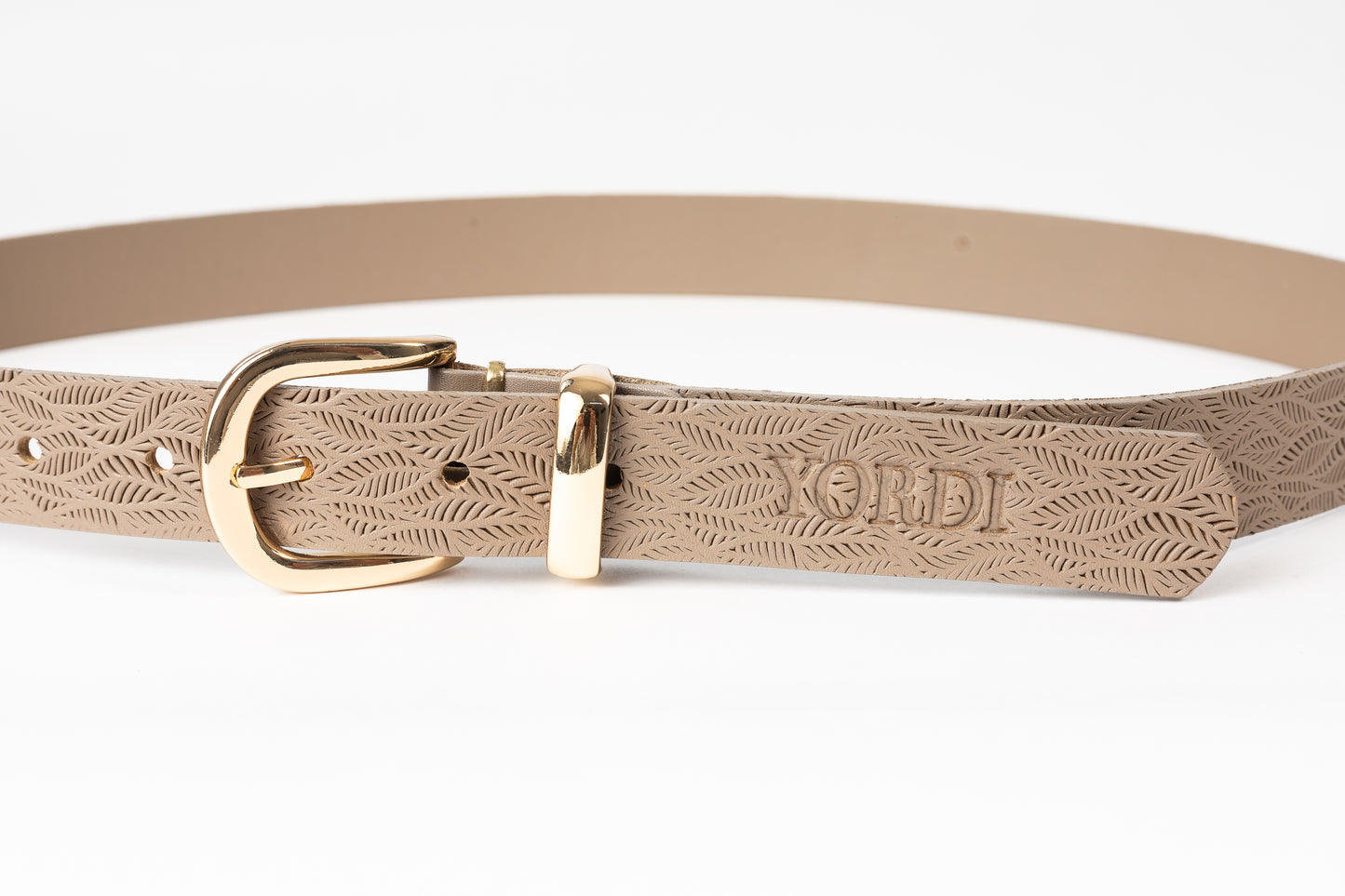 CINTURÓN DE DAMA UNIFAZ 28MM (BEIGE)