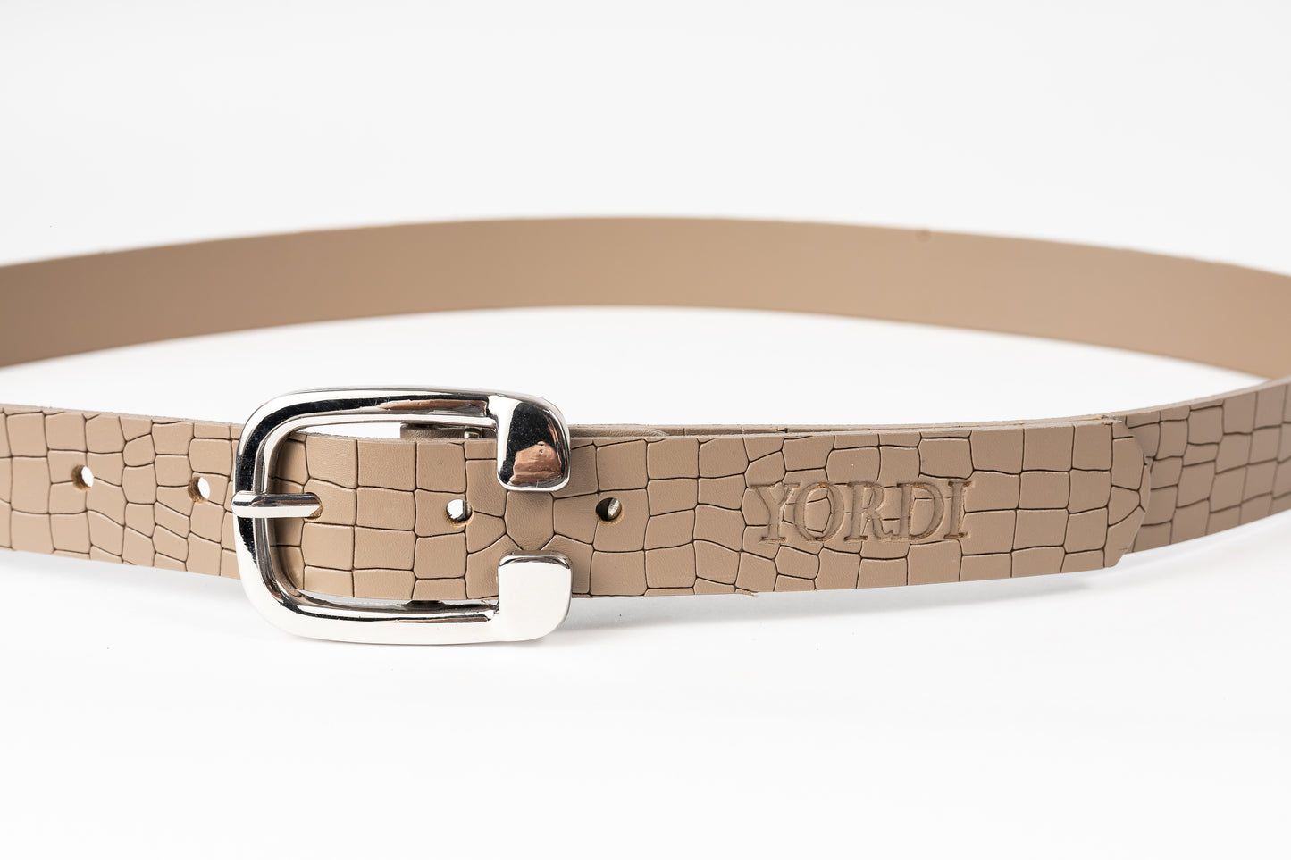 CINTURÓN DE DAMA UNIFAZ 28MM (BEIGE)