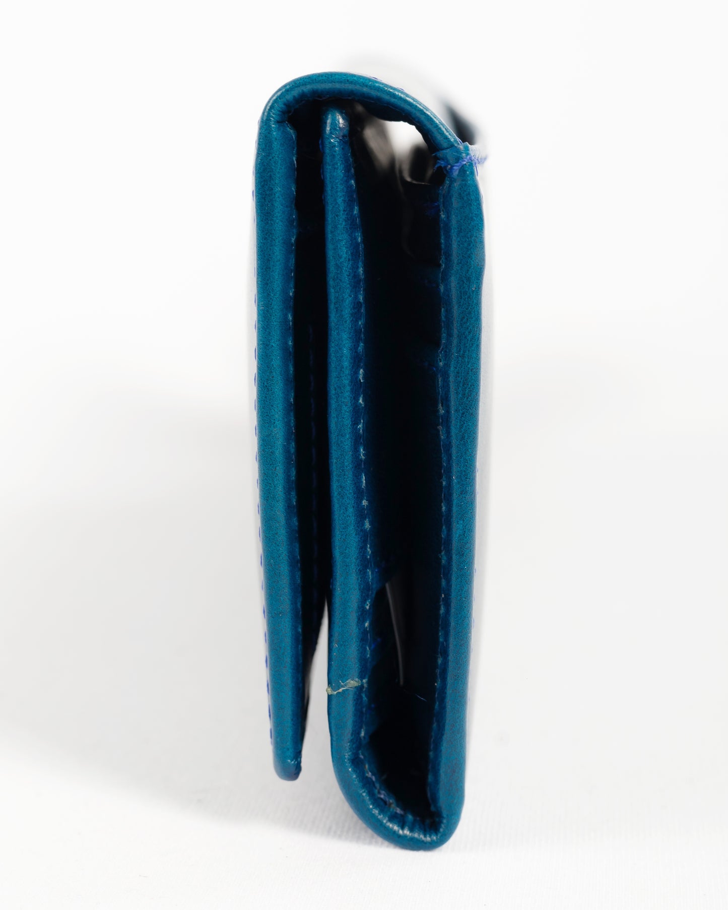Billetera de Dama Milano | Azul Pátina