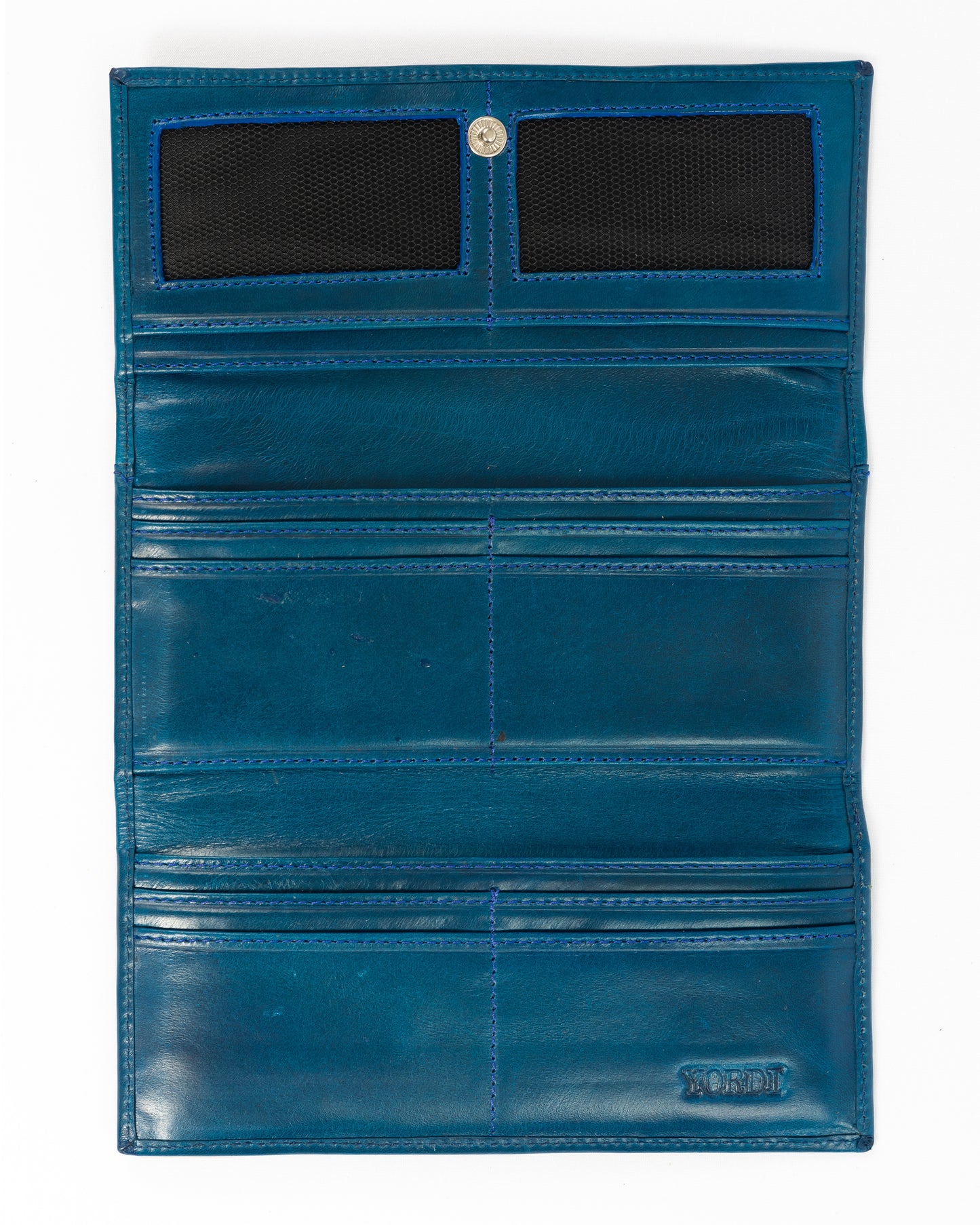 Billetera de Dama Milano | Azul Pátina