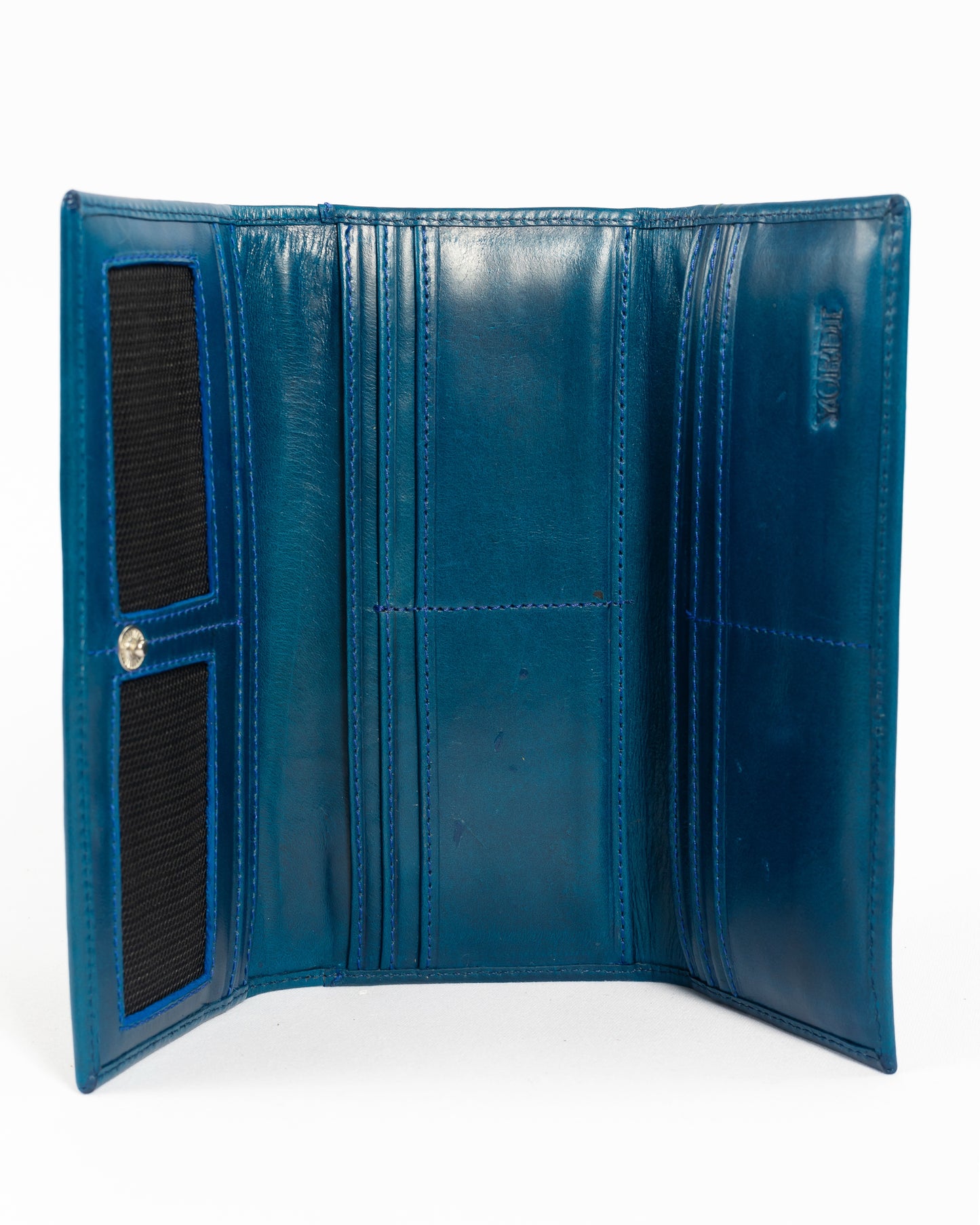 Billetera de Dama Milano | Azul Pátina