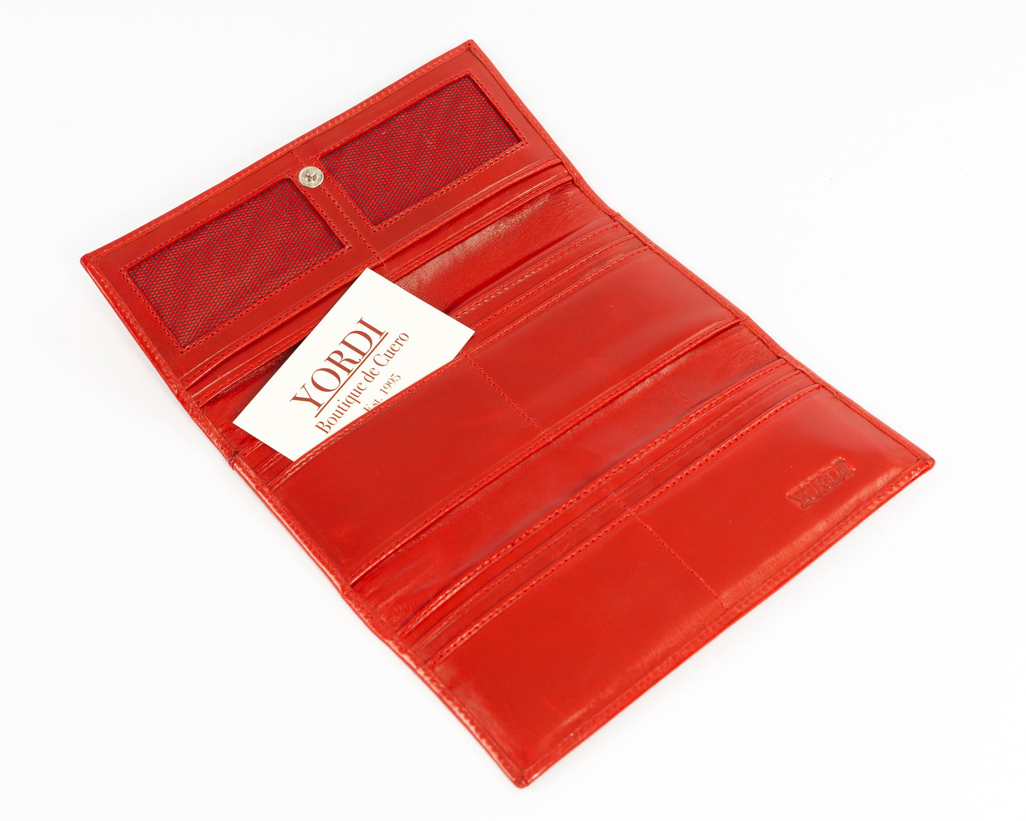 Billetera de Dama Milano | Rojo Pátina