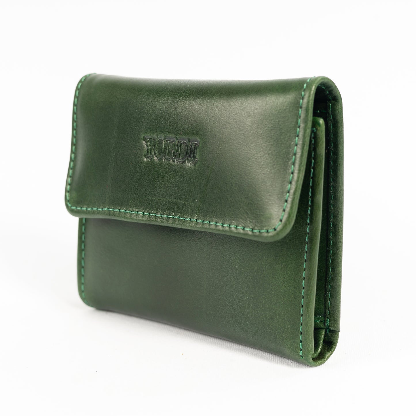 Billetera de Dama Génova | Verde Pátina