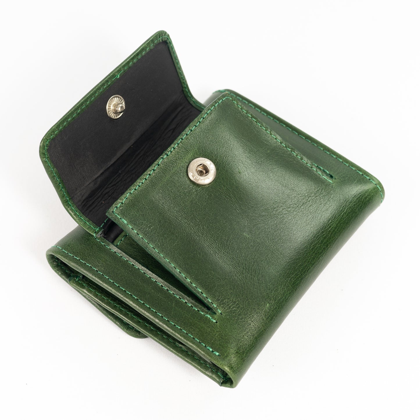 Billetera de Dama Génova | Verde Pátina