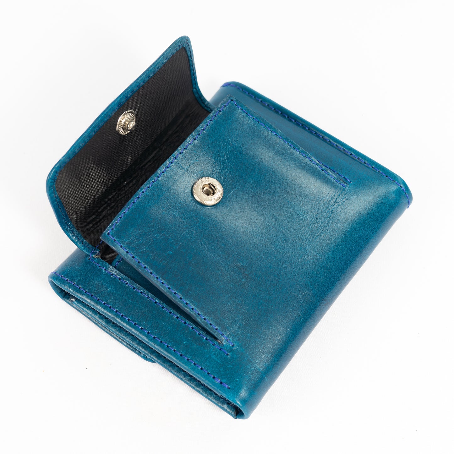 Billetera de Dama Génova | Azul Pátina