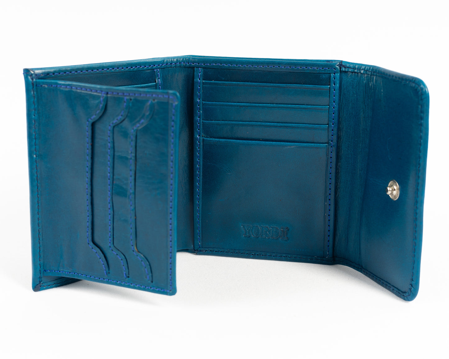 Billetera de Dama Génova | Azul Pátina