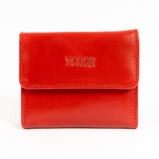 Billetera de Dama Génova | Rojo Pátina